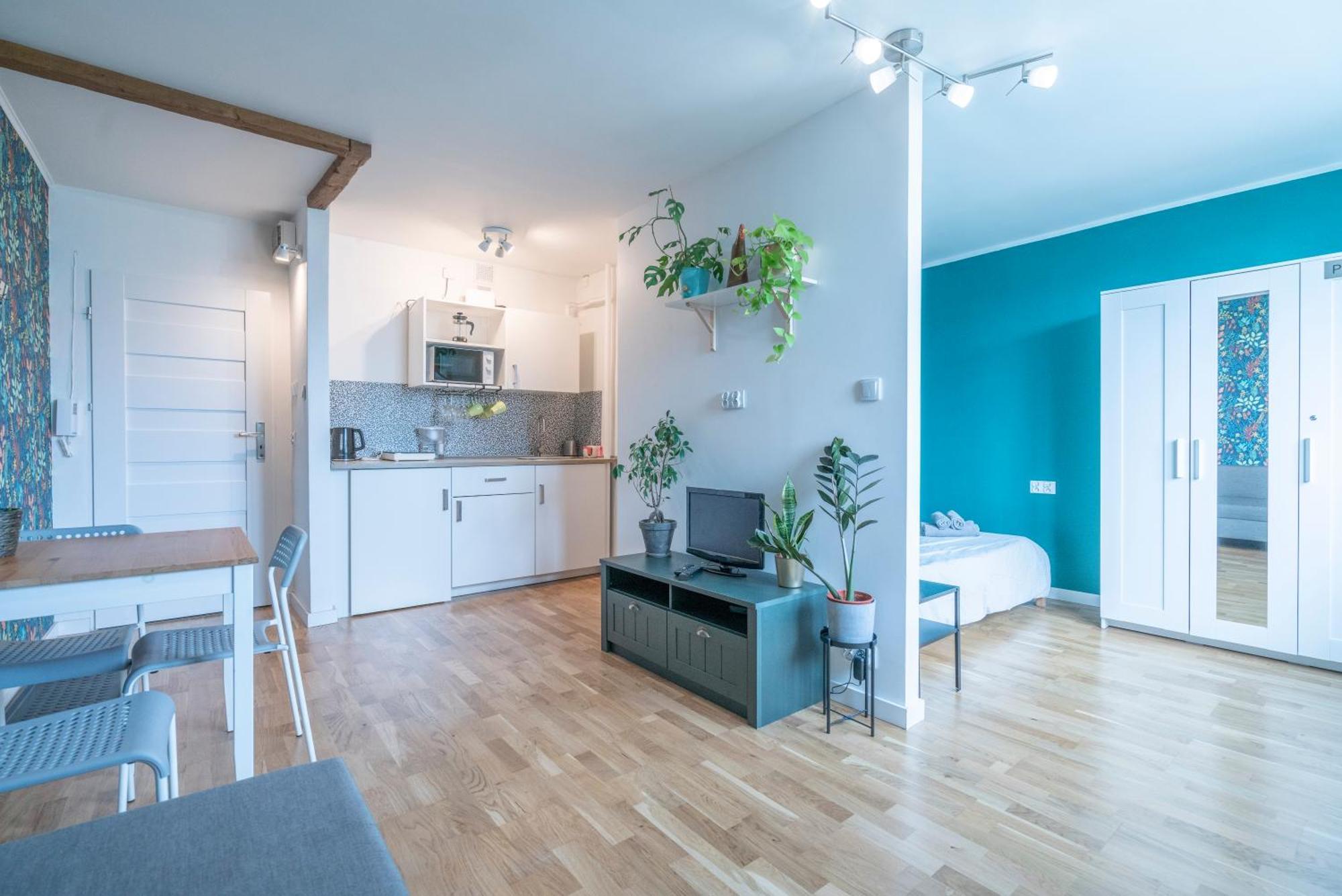 Green Studio In The City Center Of Vratislav Exteriér fotografie