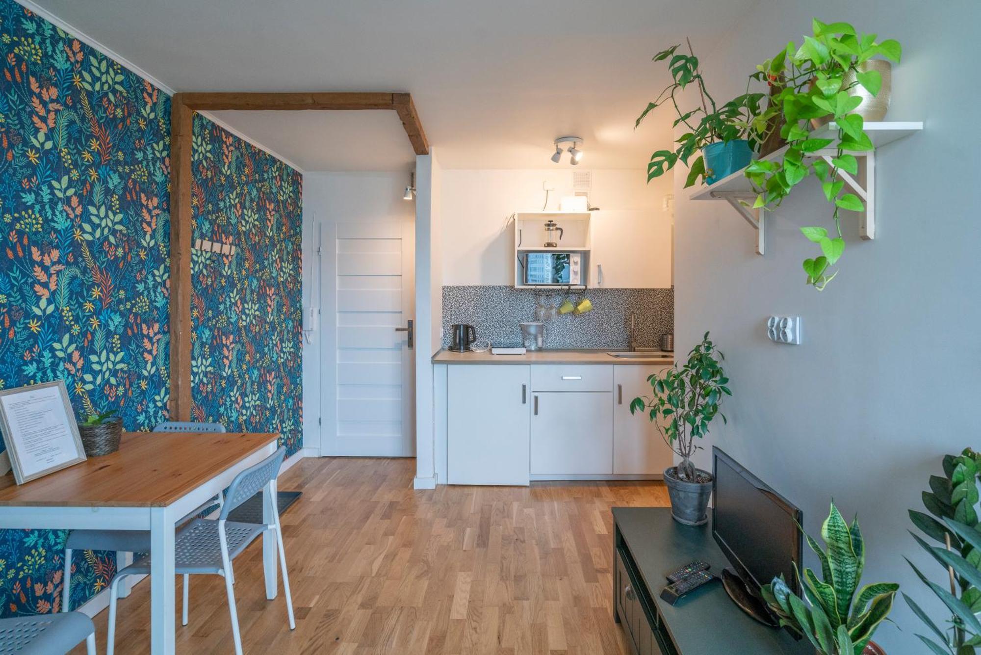 Green Studio In The City Center Of Vratislav Exteriér fotografie